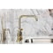 Kingston Brass Bridge Kitchen Faucet with Brass Sprayer, Polished Brass KS8282CMLBS - alternate 6