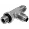 Gates MALE O-RING BOSS TO MALE JIC 37 FLARE TO MALE JIC 37 FLARE - TEE SAE TO SAE G60352-0404 - alternate 1
