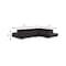 Homeroots Black Leather L Shaped Two Piece Corner Sectional 366221 - alternate 5