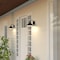 Vaxcel Highland Park Matte Black White Outdoor Wall Sconce Light, LED Compatible T0801 - alternate 8
