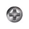 Auveco Phillips Oval Head Tapping Screw 6 x 3/4in Chrome, 100PK 1794 - alternate 2