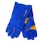 Forney 13 in. Insulated Leather Welding Gloves Blue XL, PR 53423 - alternate 1