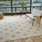 Homeroots 8' X 10' Cream and Beige Geometric Distressed Indoor Outdoor Area Rug 558731 - alternate 9