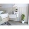 Homeroots 12" White Wood One Drawer Floating Nightstand 526151 - alternate 8