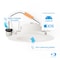 Infibrite 6 In. WiFi Smart 12W 1100LM Thin Recessed Retrofit LED Light/Google, Wet Rated, 6PK IB-006-1-12W-WH-6PK - alternate 9