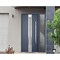 Vdomdoors Steel Door Deux 1717 Gray Graphite Sidelight Exterior Window Stainless Inserts Single Modern Painte DEUX1717EXD-GRE-W36+14 x H80-Left-hand Inswing - alternate 6