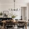 Vaxcel Annabelle 6-Light Farmhouse Chandelier, Matte Black, Candle Style, 36-In. Wide H0320 - alternate 8
