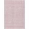 Homeroots 9' X 12' Pink And Silver Geometric Washable Indoor Outdoor Area Rug 594495 - alternate 9