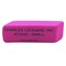 Charles Leonard Natural Rubber Wedge Pink Erasers, Small, Box of 36, 36PK 71536 - alternate 1