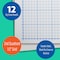 Flipside 9 x 12 Two Sided Quadrant Grid Dry Erase Board - 1/2" Square Class Pack of 12 21012 - alternate 5