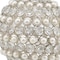Homeroots Set Of Two 4" Silver And Clear Faux Crystal Decorative Orbs, 2PK 480014 - alternate 5