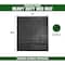 Boomerang Rubber Utility Mat, Black, Unfinished, Rubber TM400BAGGED - alternate 3