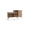 Homeroots 41in Beige and Brown Boucle and Solid Wood Upholstered Storage Bench With Drawers 723430 - alternate 8