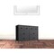Homeroots 40" Black And Gray Eight Drawer Fabric Dresser 438316 - alternate 2