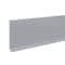 Zoro Select Wall Base Molding, 4 ft L, Silver Gray 820N88 - alternate 1