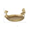 Homeroots 6" Gold Cast Iron Handmade Round Trinket Tray 634801 - alternate 14