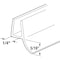 Prime-Line Frameless Shower Door Bottom Seal for 1/4 In. Thick Glass Doors, Single Flap, 36 In., Clear Vinyl M 6262 - alternate 5