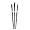 Silver Brush Black Velvet Dagger/Oval Brushes, 3-Piece Set BV-3057 - alternate 1
