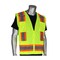 Pip ANSI Type R Class 2 Two-Tone Eleven Pocket Solid Tricot Surveyors Vest 302-0500S-YEL/S - alternate 1