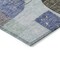 Homeroots 3' X 5' Blue Gray And Charcoal Abstract Washable Indoor Outdoor Area Rug 604372 - alternate 9