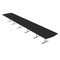 Skutchi Designs 22ft Conference Table W/ Power Unit | 22 Person Modular Arc Rectangle Meeting Table | Harmony Series HAR-AREC-48X264-T-U999ST19-NA - alternate 1
