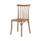 Homeroots Set of Four Tan Heavy Duty Plastic Slat Back Dining Side Chairs 565181 - alternate 5