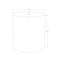 Monarch Specialties Accent Table 25"h, Indoor or Outdoor, Drum, Nightstand, Round, Side Table, Walnut, Contemporary I 4123 - alternate 7