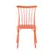 Homeroots Set of Four 22" Salmon Heavy Duty Plastic Outdoor Stacking Dining Chairs 565182 - alternate 6