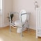 Flash Furniture HERCULES Adjust. Toilet Safety Rail w/Silver Steel Frame, Gray Padded Handles and Suction Cup Feet DC-HY6462-SLVGRY-GG - alternate 10