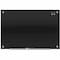 Quartet 48" H x 72" W Magnetic Glass Dry Erase Board, Gloss, Black G7248B-A - alternate 1