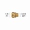 Proline Series 1-in PF x 3/4-in MIP Brass Push Fit Male Adapter 6630-154 - alternate 5