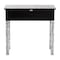 Bali & Pari Diata Coastal Black and White Mother of Pearl Capiz Shell 2-Drawer Console Table 252-13981-ZORO - alternate 7