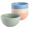 Spice By Tia Mowry 4 Piece 6 Inch Stoneware Cereal Bowl Set in Matte Assorted Colors 142382.01 - alternate 1