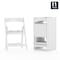 Flash Furniture Kids White Resin Folding Chair with White Vinyl Padded Seat, PK11 11-LE-L-1K-GG - alternate 19
