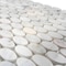 Apollo Tile 11x7 Bianco Carrara Marble Polished Floor and Wall Mosaic Tile 4.51 sqft/case, 5PK APLDC88OV2A - alternate 8