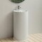 Whitehaus Collection Britannia Freestanding Cylindrical Shaped Bathroom Basin with Single Faucet Hole Drill B-GTE - alternate 1