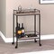 Homeroots Gray and Black Steel Rolling Bar Cart 530447 - alternate 9