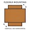 Quartet Cork Bulletin Board, 24in x 36in, Black MWDB2436-BK - alternate 6