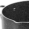 Korkmaz Galaksi Non Stick 10 Inch 3.5 Liter Low Casserole with Lid in Black A2954 - alternate 6