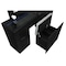 Global Furniture Usa Contemporary Ella Black Vanity Set With Storage Stool ELLA-BLACK-VANITY SET W/ STR STOOL - alternate 8