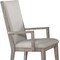 Homeroots Set of Two Gray Fabric And Solid Wood Dining Arm Chairs, 2PK 573285 - alternate 6