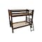 Homeroots Red Twin Over Twin Solid Wood Bunk Bed 548172 - alternate 5