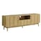 Monarch Specialties Tv Stand, 72-in. , Cabinet , Storage Drawer, Media Center, Living Room, Light Walnut Laminate I 2834 - alternate 1