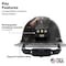 Klein Tools Hard Hat, Freedom Series KARBN Pattern, Non-Vented Full Brim, Class E 60346FS - alternate 6