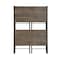 Homeroots Black and Brown Wood and Steel Office Chair 568252 - alternate 7