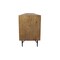 Homeroots 91in Natural Distressed Solid Wood Carved Geometric Sideboard with Six Doors 606290 - alternate 6