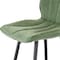 Elama 2 Piece Faux Leather Bar Chair in Green with Metal Legs ELM-799-37B-GRN - alternate 7