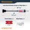 Powertec Long Handle Razor Blade Scraper, 11" Extension Scraper, 3 Plastic Blades & 3 Metal Blades 72301 - alternate 6