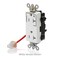 Leviton PlugsandReceptacles, 20A, 125VAC, Wht, Nylon M1636-1CW - alternate 3