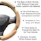 Dash Designs Comfort Grips Multi Grip 13.5in - 14.5in Steering Wheel Cover - Tan 3351TN - alternate 3